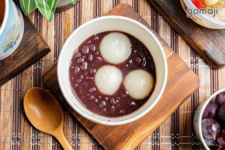 芝麻圓紅豆湯