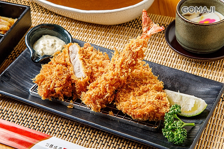 勝博殿套餐(炸蝦+里脊豬排+腰內豬排)
