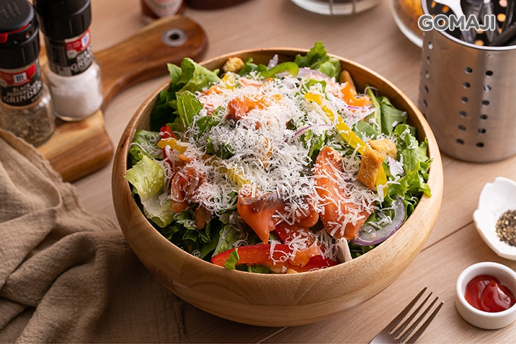 燻鮭魚菠菜沙拉