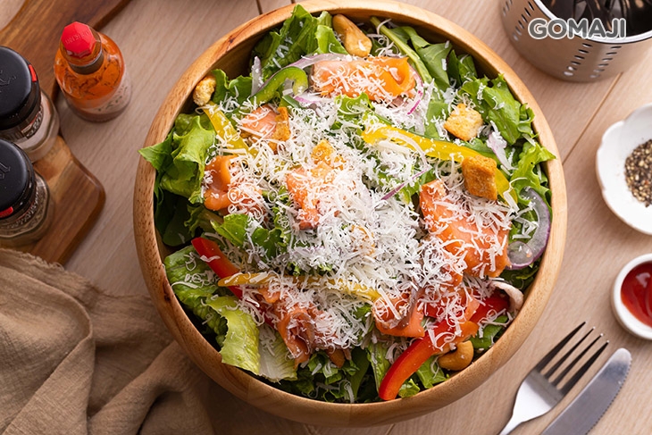 燻鮭魚菠菜沙拉