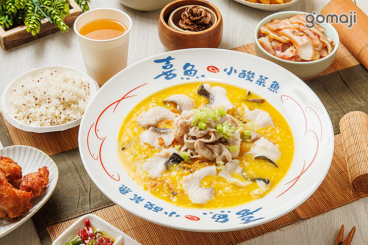 金沙魚片粥