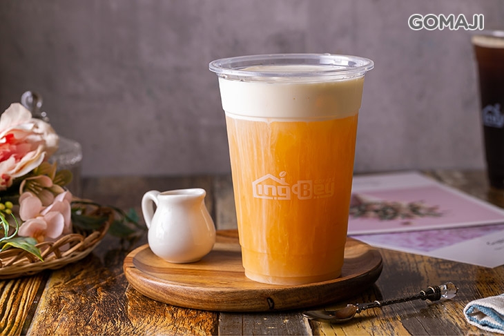 奶蓋綠茶