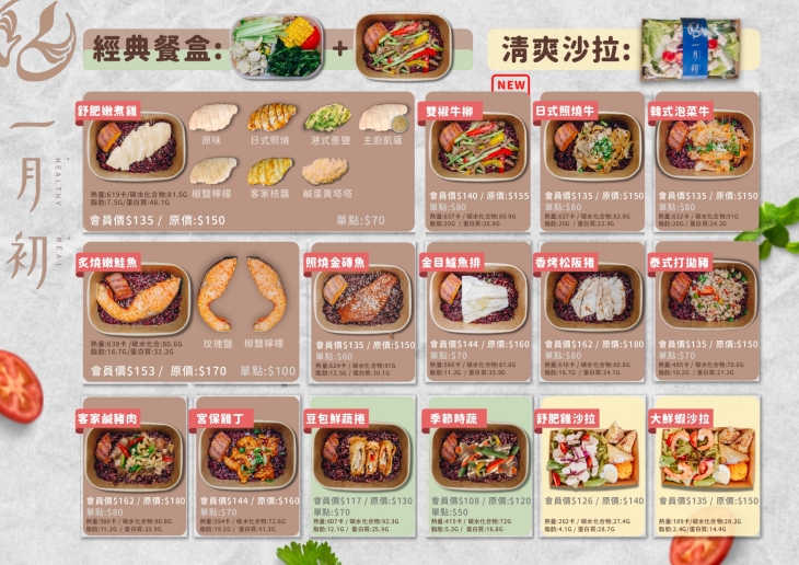一月初健康餐盒