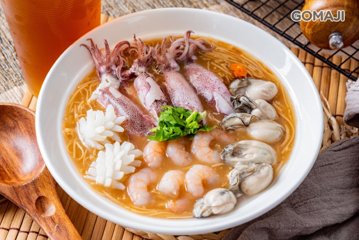 海鮮麵線(小卷+蚵仔+蝦仁)