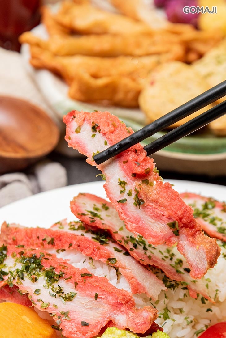 椒鹽燒肉切片簡餐