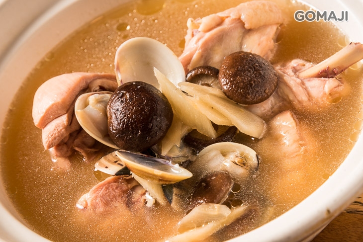香菇蛤蠣雞湯