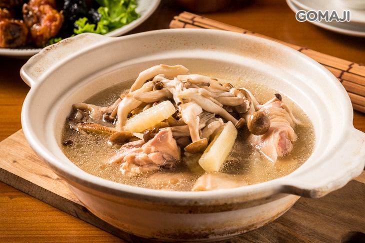 淮山菌菇雞湯
