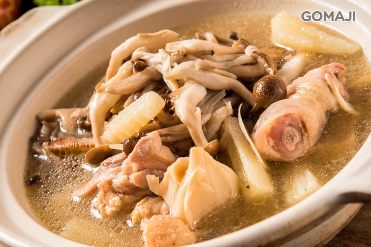 淮山菌菇雞湯