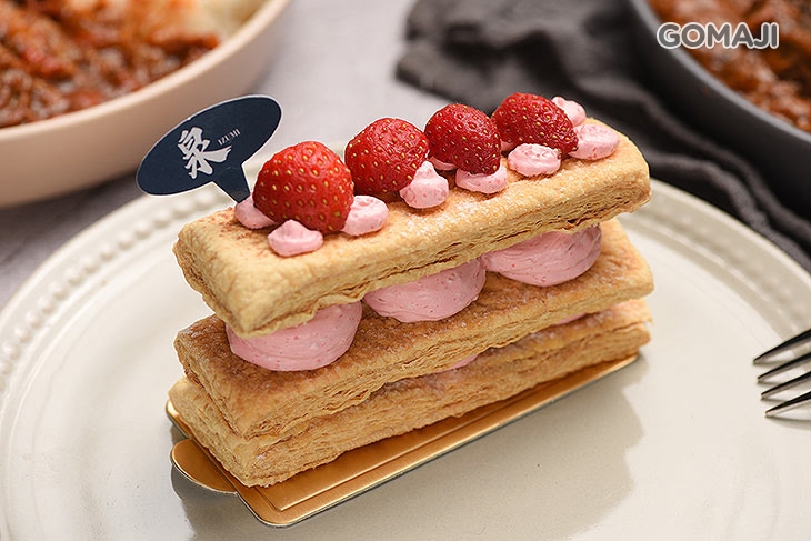 草莓千層酥