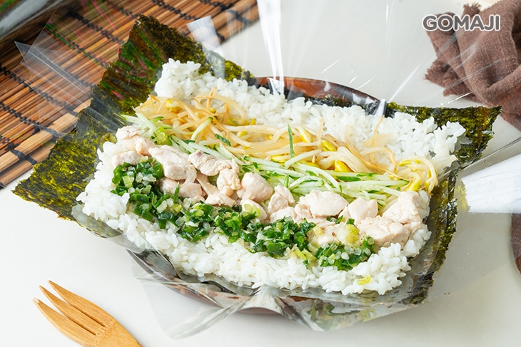 蔥鹽雞丁海苔飯捲