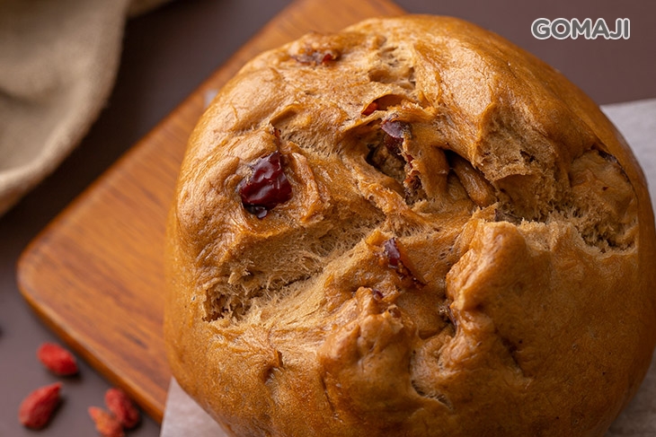 紅棗枸杞黑糖開花饅頭