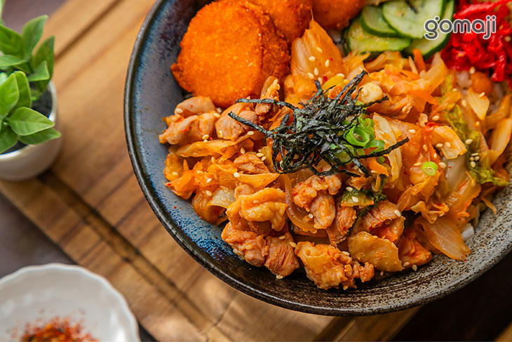 辛奇親子丼飯（泡菜）