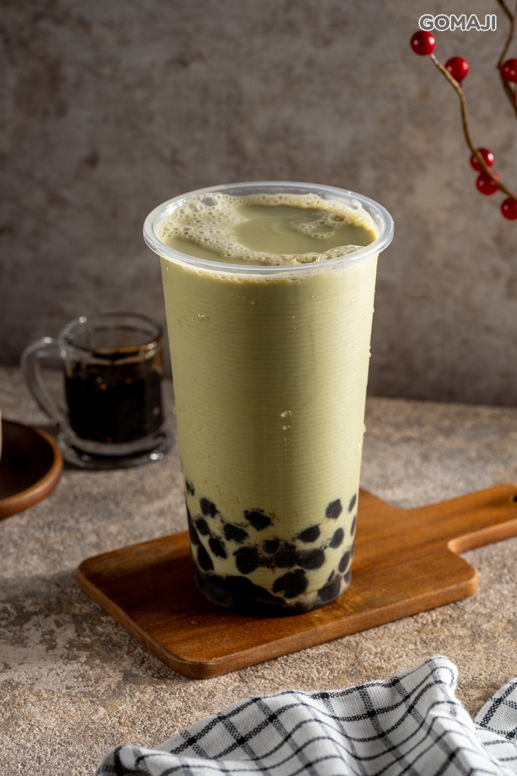 抹茶黑糖珍珠奶