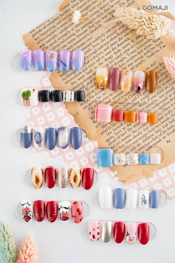  手部造型凝膠設計款30選1(可換色不可換款，款式不定期更新替換)