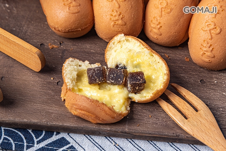 卡士達奶油黑糖麻糬QQ