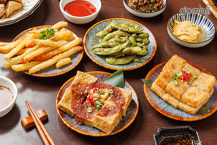美式薯條/特製毛豆/脆皮炸豆腐/酥炸蘿蔔糕