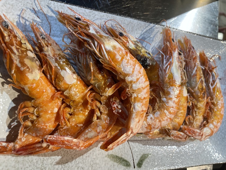 鹽烤蝦