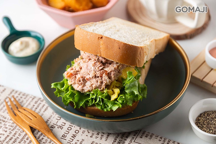 湯種吐司（蔬菜鮪魚)