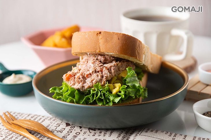 湯種吐司（蔬菜鮪魚)