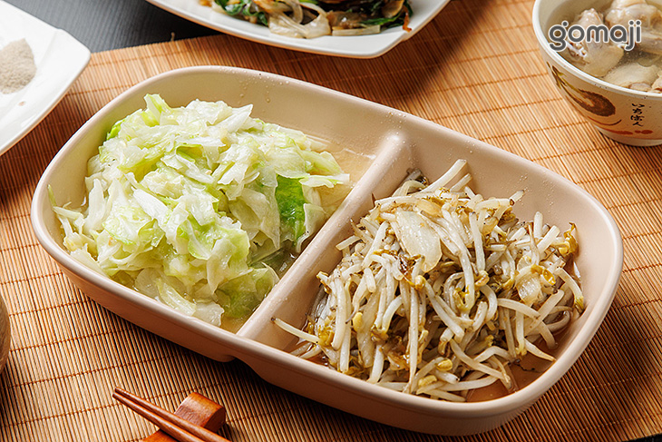 高麗菜 + 豆芽菜