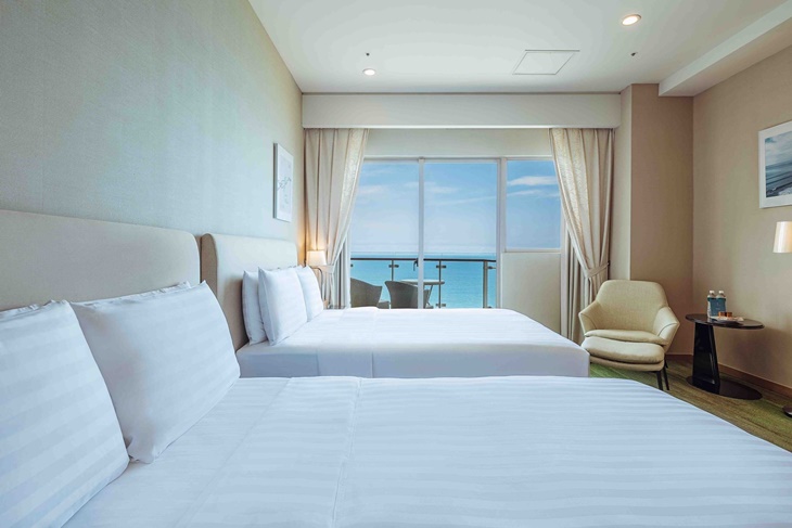 平日(週日至週五)升等海景二大床房