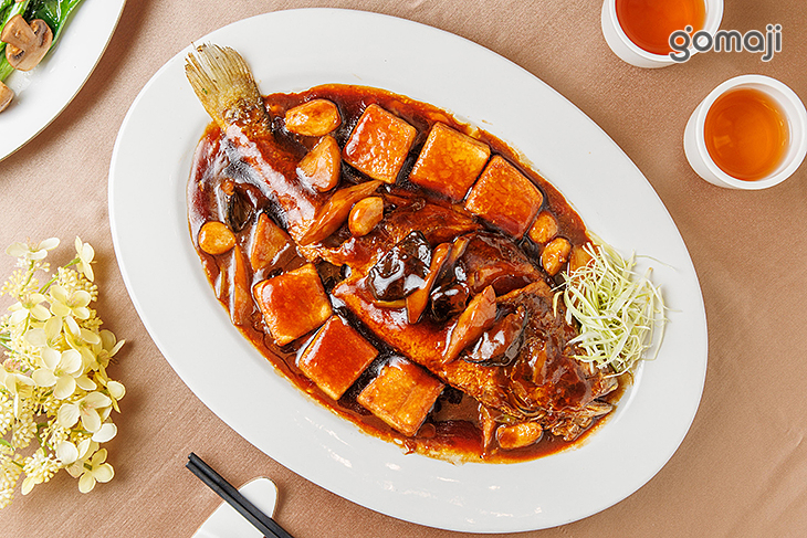紅燒黃魚豆腐