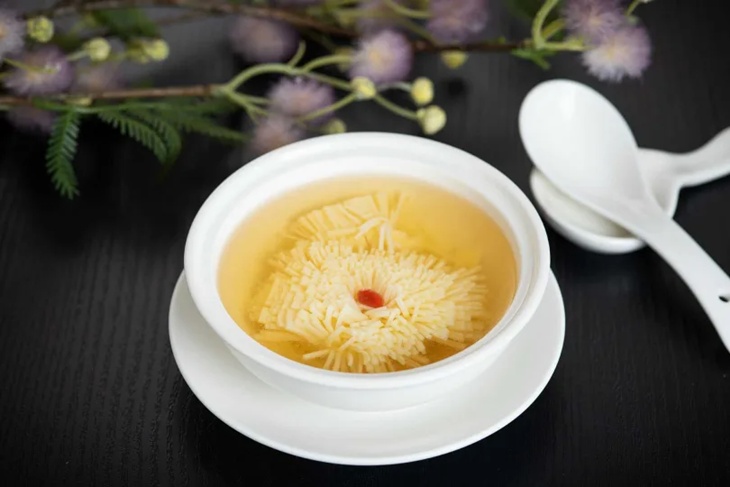雞汁菊花豆腐