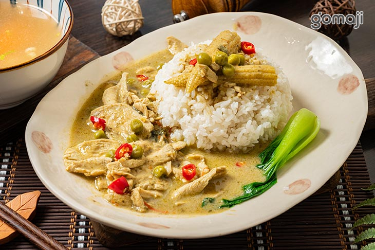 綠咖哩雞肉飯套餐