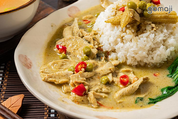 綠咖哩雞肉飯套餐