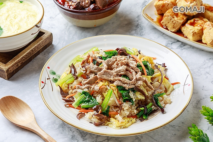 木須炒飯(小，肉/素)