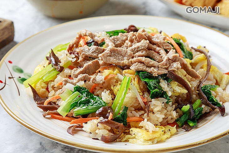 木須炒飯(小，肉/素)