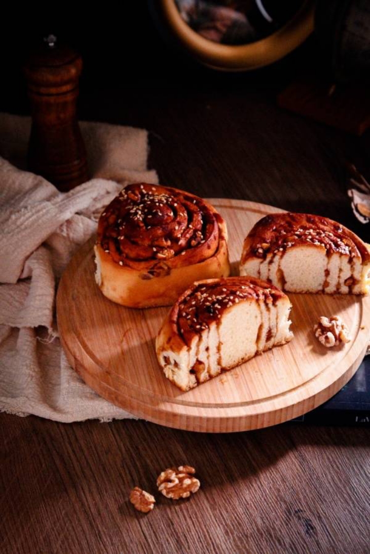 堅果肉桂捲