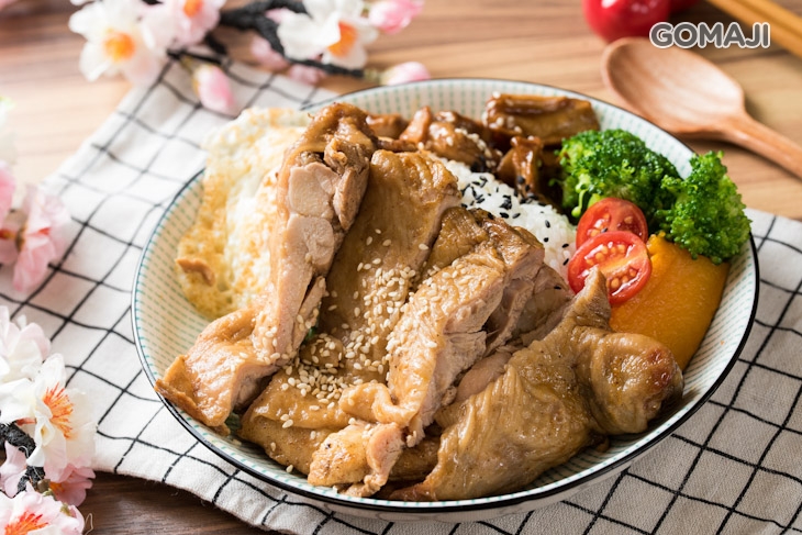 去骨照燒雞腿飯