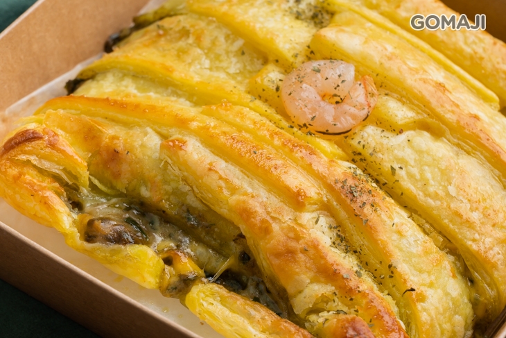 羅勒青醬綜合海鮮千層麵