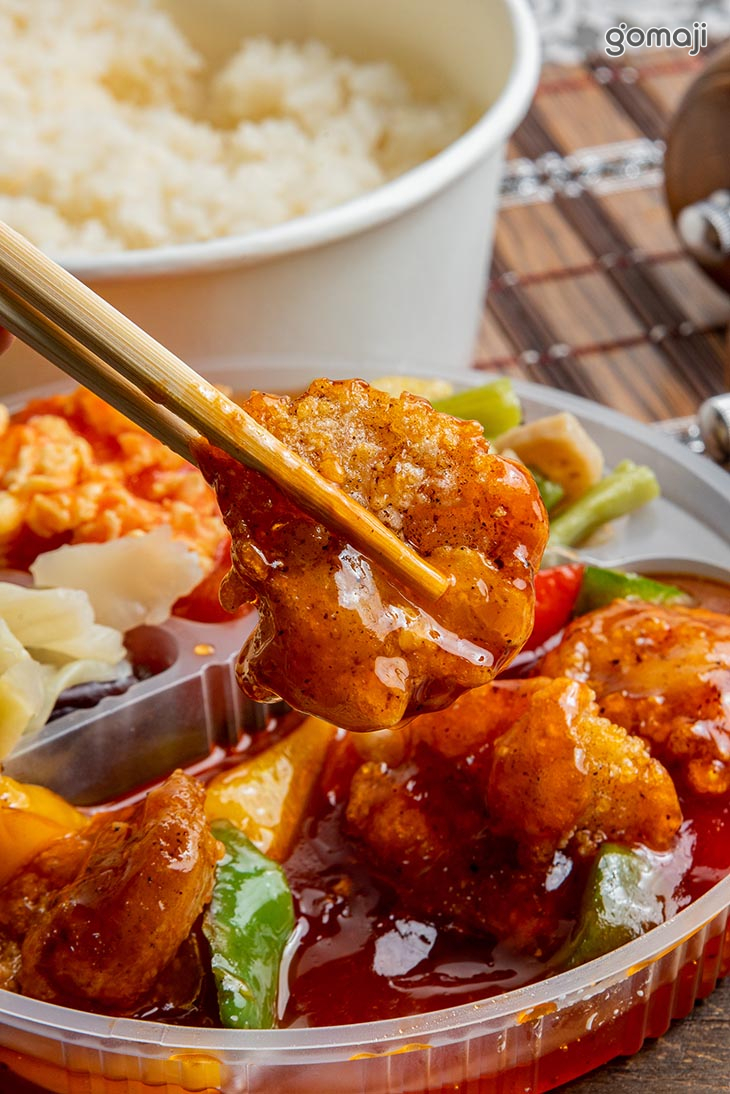 糖醋蝦球飯