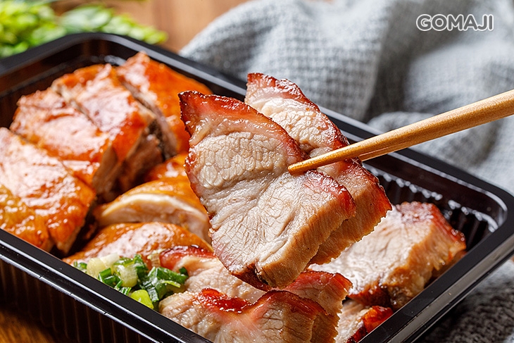 三寶拼盤一份(燒鴨+叉燒+油雞)