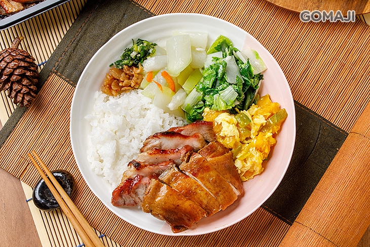 叉燒油雞飯