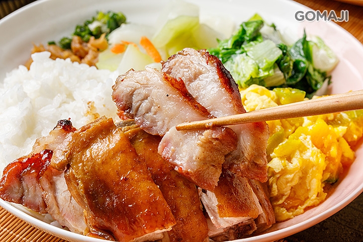 叉燒油雞飯