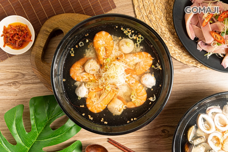 北海道干貝鮮蝦粥