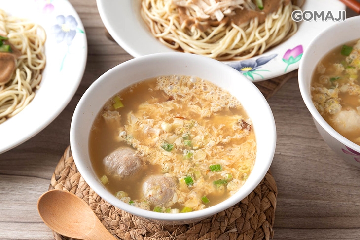 味噌蛋花貢丸湯