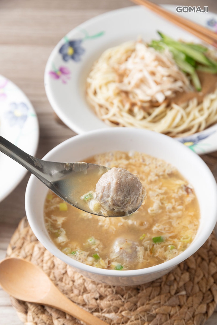 味噌蛋花貢丸湯