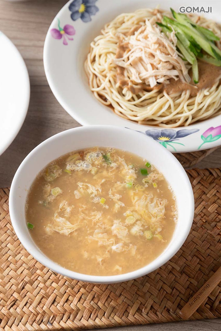 味噌蛋花魚片湯