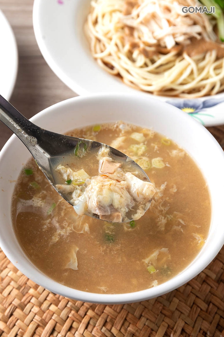 味噌蛋花魚片湯