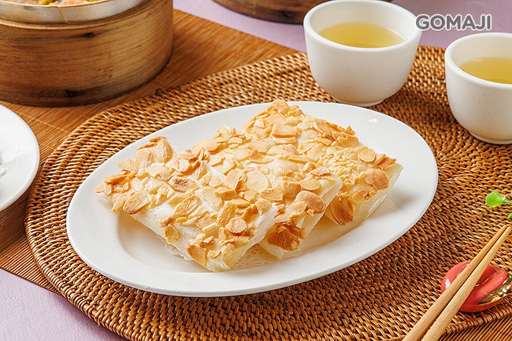 西杏明蝦捲