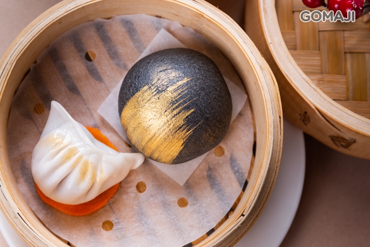 圓籠精緻雙美點(烏金流沙包+黃金蝦餃皇)