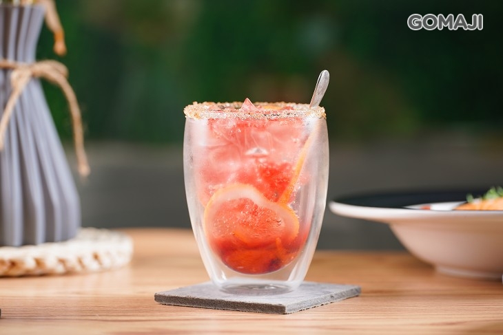 莓麗氣泡飲