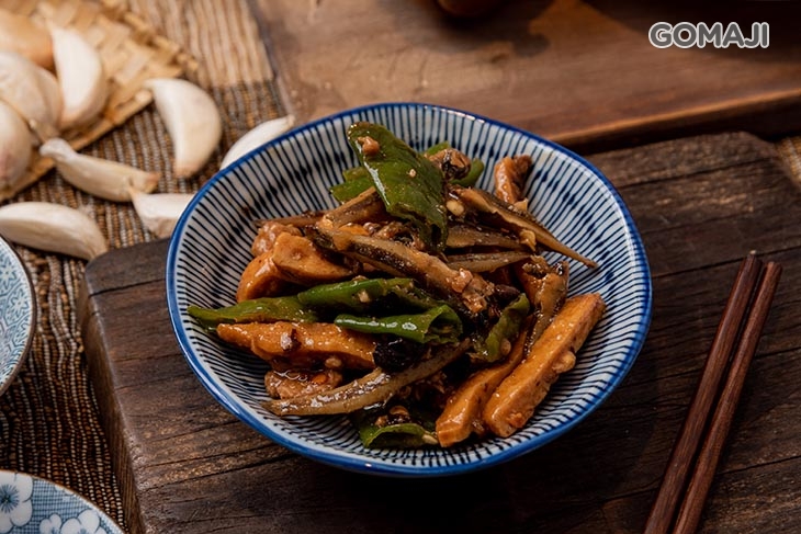 糯米椒豆干
