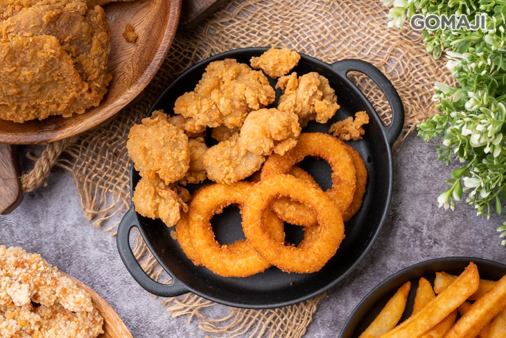 洋蔥圈、雞米花