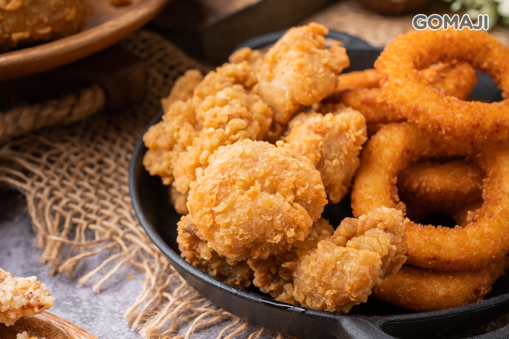 洋蔥圈、雞米花