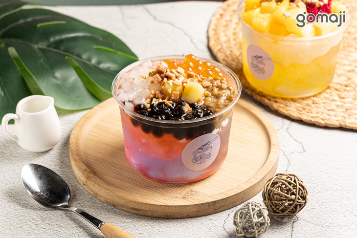 玫瑰覆盆莓蝶豆花